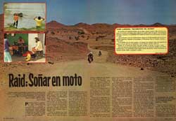 Raid: Soñar en moto